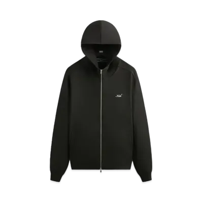Kith Double Weave Selfridge Zip Up Hoodie "Black"