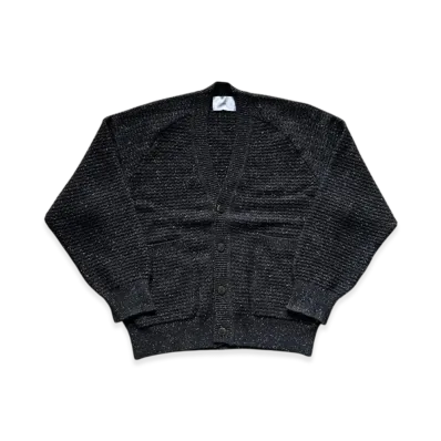 SUGARHILL Color Nep Wool Cardigan "Black"