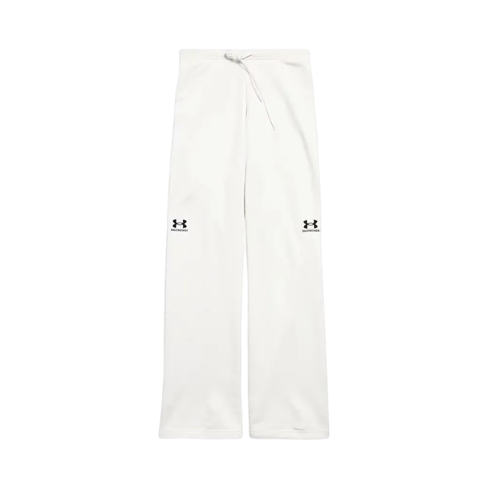 BALENCIAGA x Under Armour Women's Flared Sweatpants "White/Black"