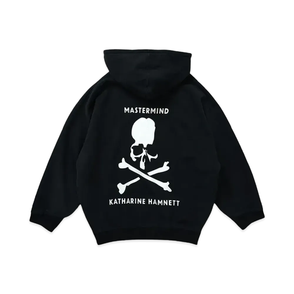MASTERMIND x KATHARINE HAMNETT BACK LOGO HOODEI "BLACK"