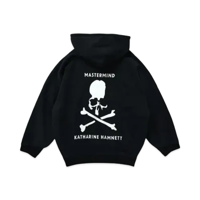 MASTERMIND x KATHARINE HAMNETT BACK LOGO HOODEI "BLACK"