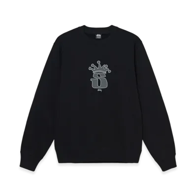 Stussy S Crown Crew "Black"