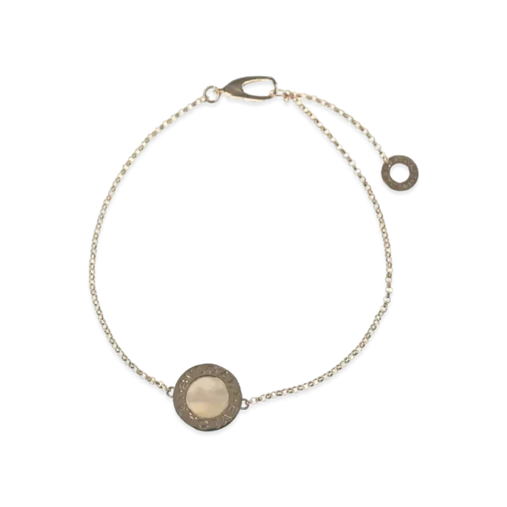 BVLGARI Bulgari Bulgari Bracelet Mother of Pearl "Pink Gold"