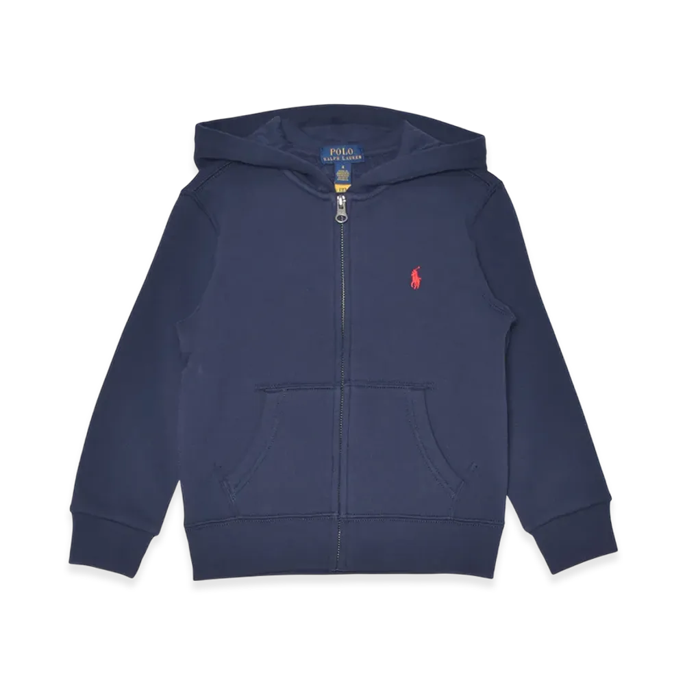Polo Ralph Lauren Cotton Blend Fleece Hoodie Kids "Cruise Navy"