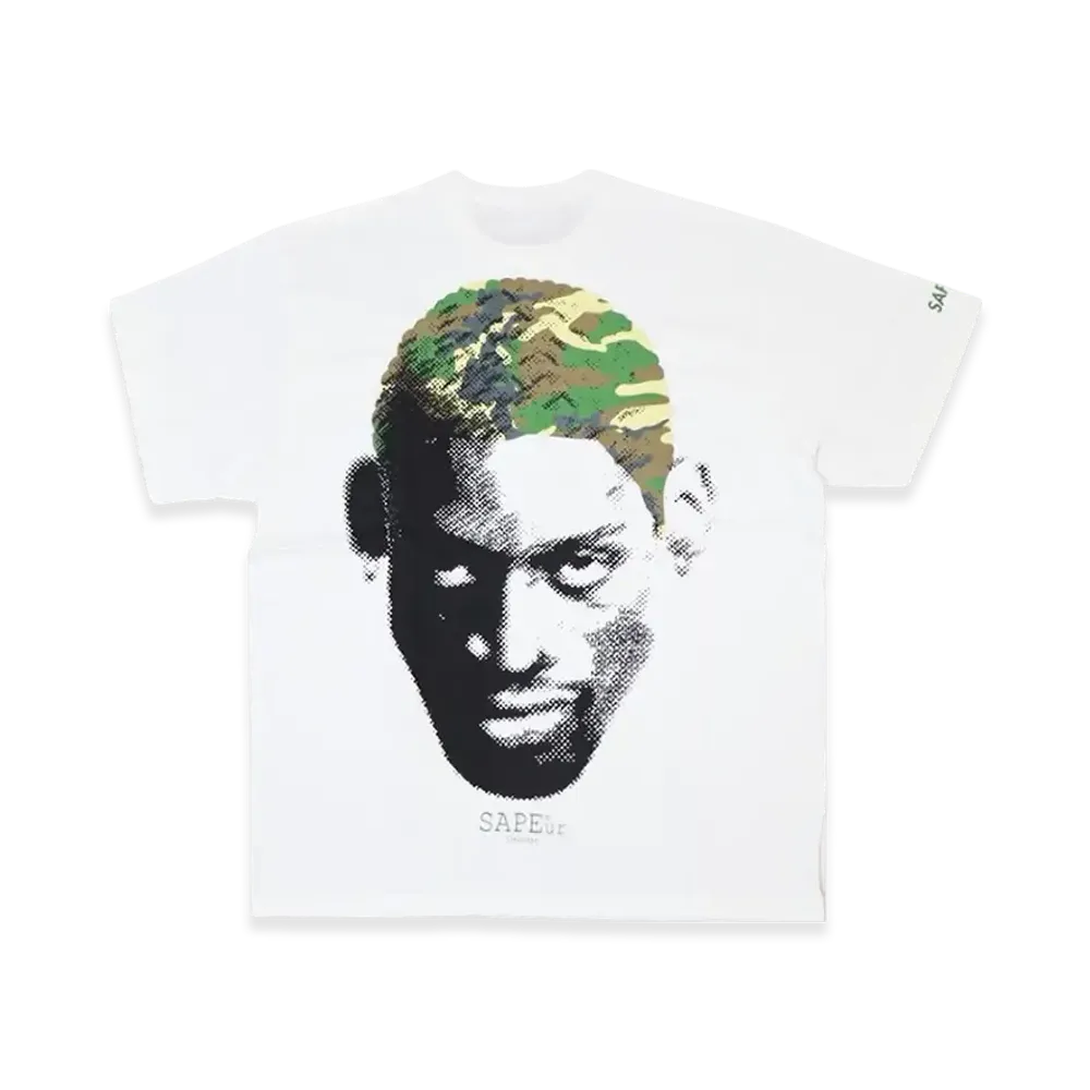 SAPEur Archive Series Camo Head S/S Tee "White"