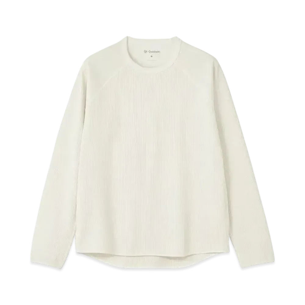 Goldwin Waffle Light Long Sleeve T-shirt (Unisex) "Ivory"