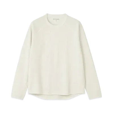 Goldwin Waffle Light Long Sleeve T-shirt (Unisex) "Ivory"