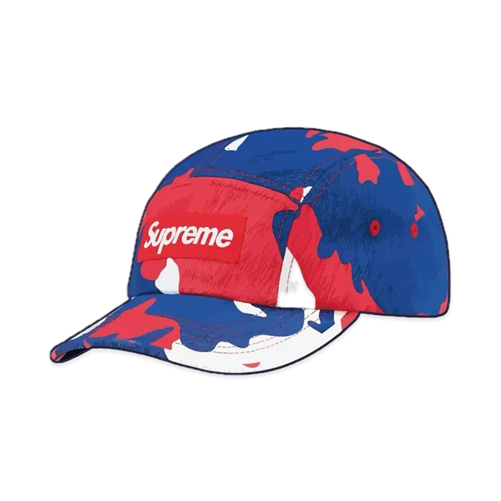 Supreme Washed Chino Twill Camp Cap "Red Camo"(22SS)