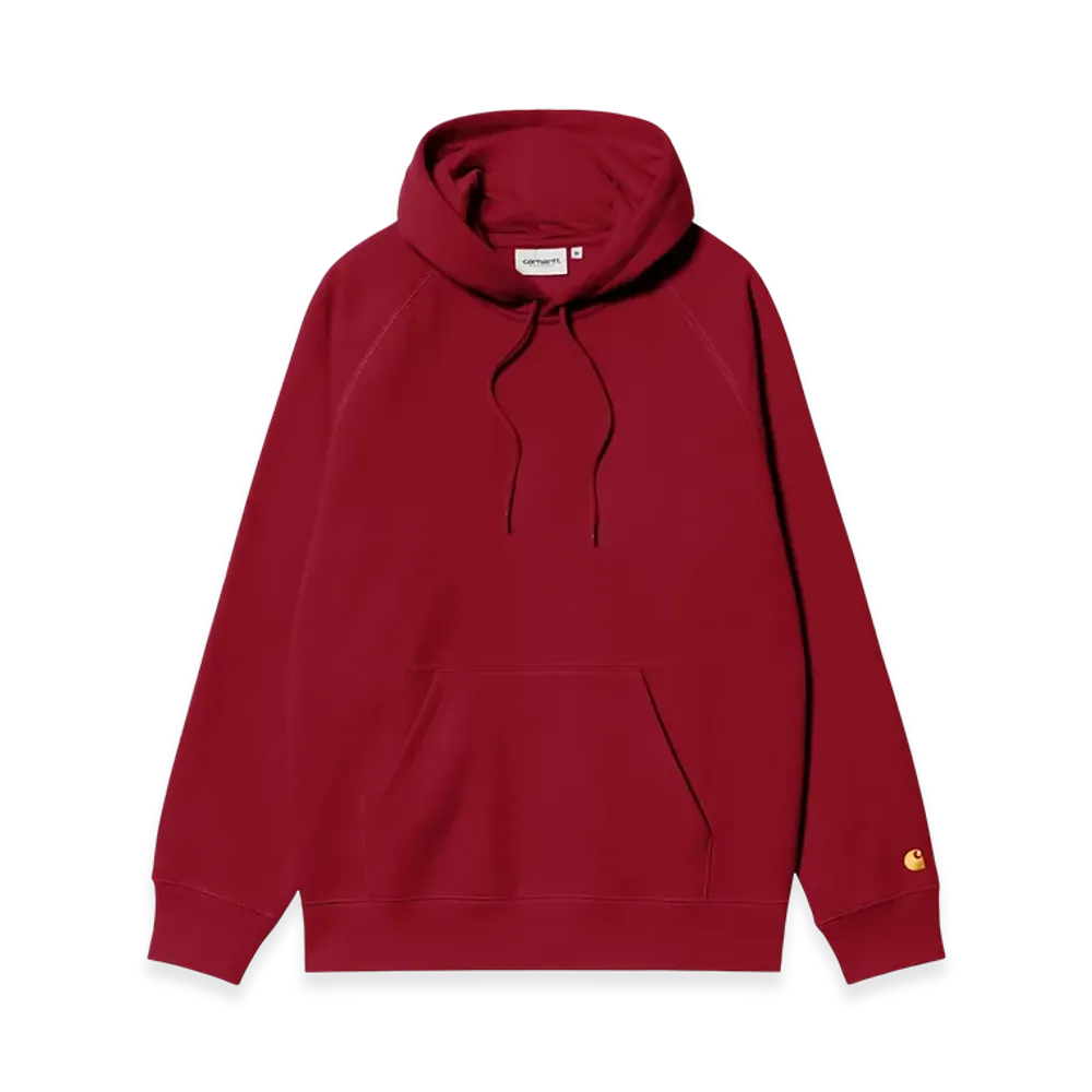 Carhartt WIP Hooded Chase Sweat "Scarlet/Gold"