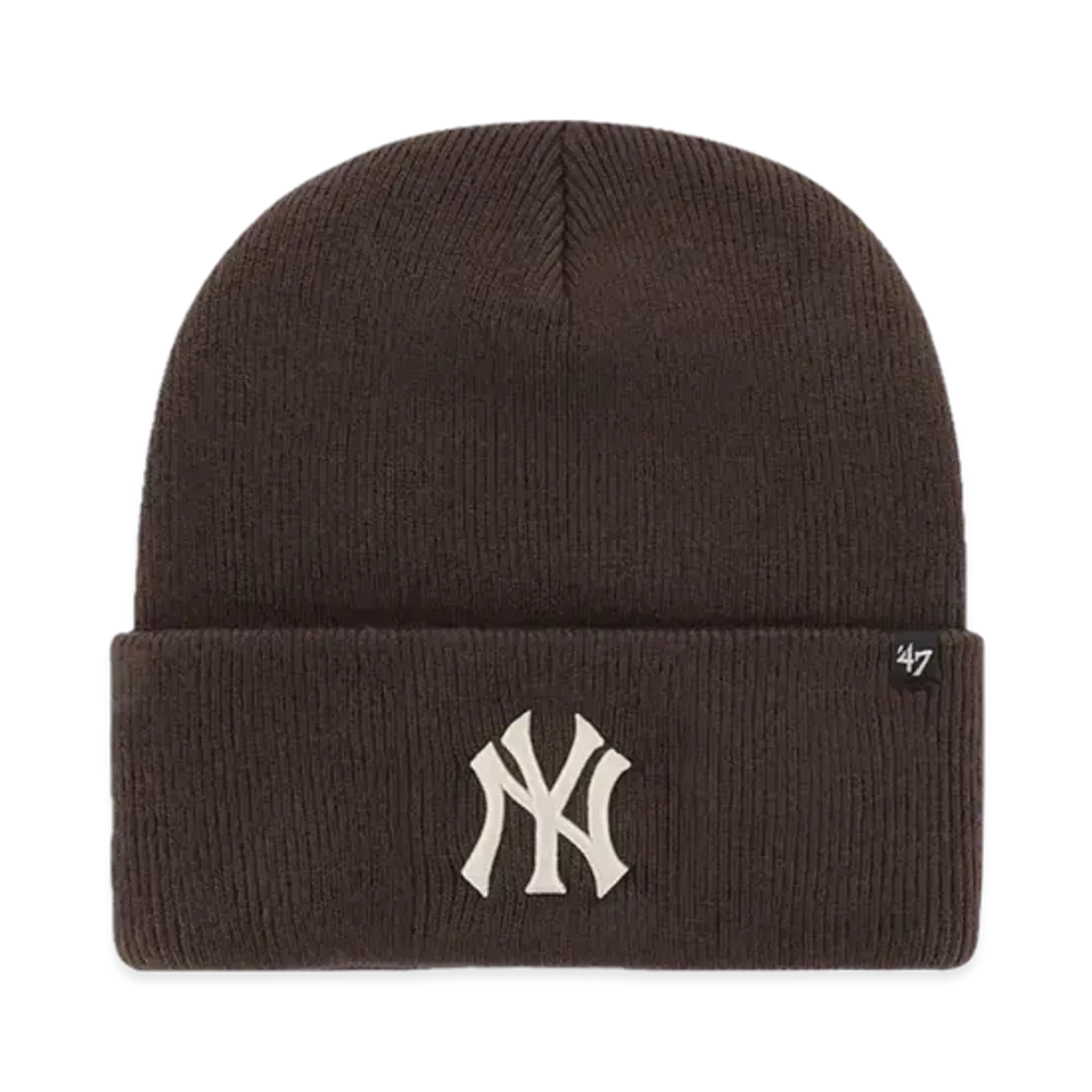 47 NYY MLB Haymaker Cuff Knit "NY Brown"
