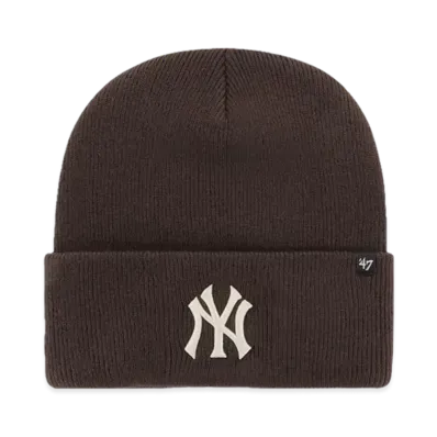 47 NYY MLB Haymaker Cuff Knit "NY Brown"