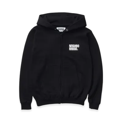 NEIGHBORHOOD One Third Kids OT. Sweat Zip Hoodie LS "Black"