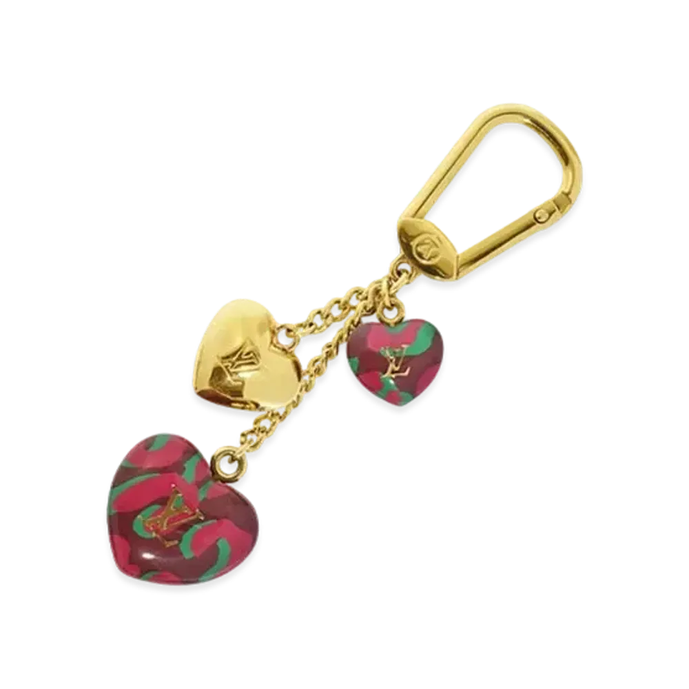 Louis Vuitton Porte Cles Leopard "Rouge Forvist"