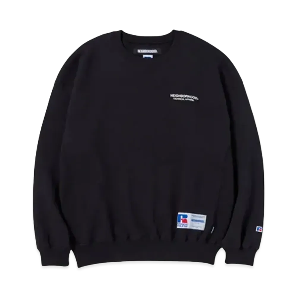 NEIGHBORHOOD x RUSSELL Athletic . Sweatshirt LS "Black"
