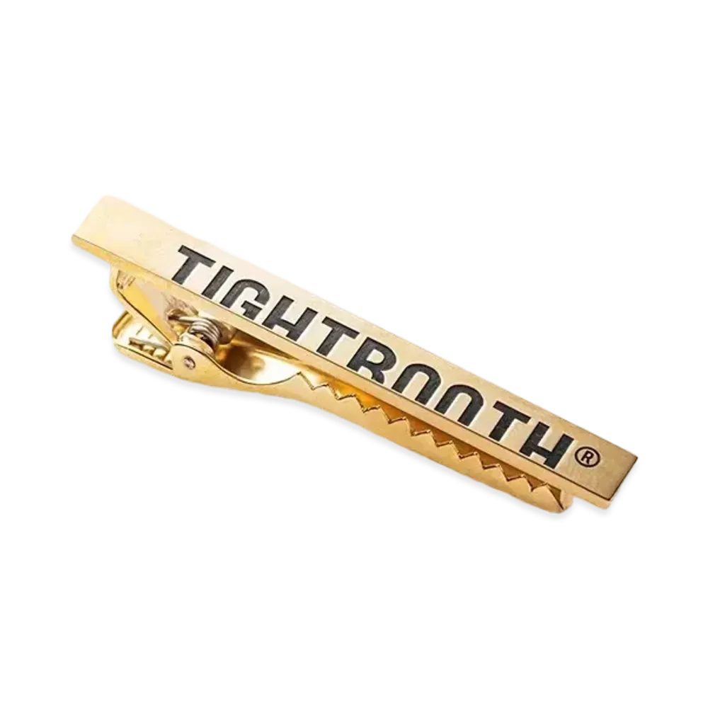 TIGHTBOOTH Logo Tie Clip "Brass"