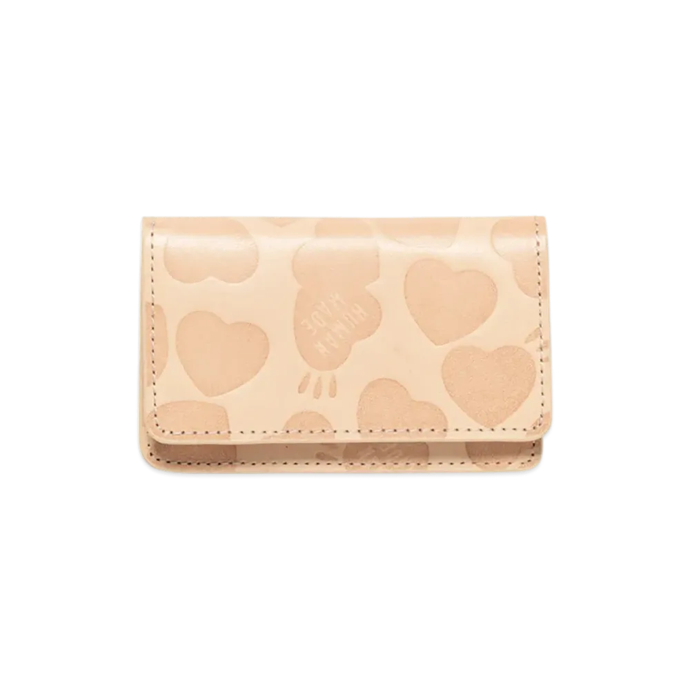 HUMAN MADE Leather Card Case "Beige"