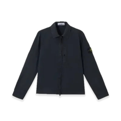 Stone Island 1200032 Brushed Organic Cotton Canvas 'OLD' Effect "Navy Blue"