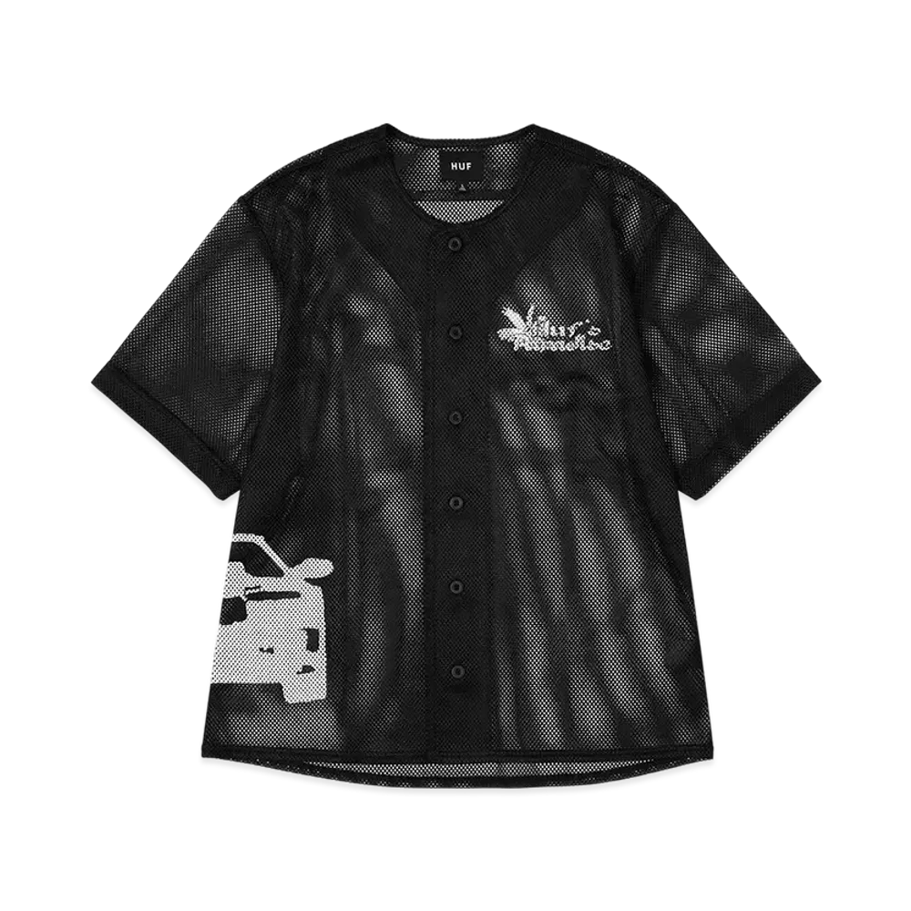 HUF Summer 25 Full Service Baseball Mesh Top "Black"