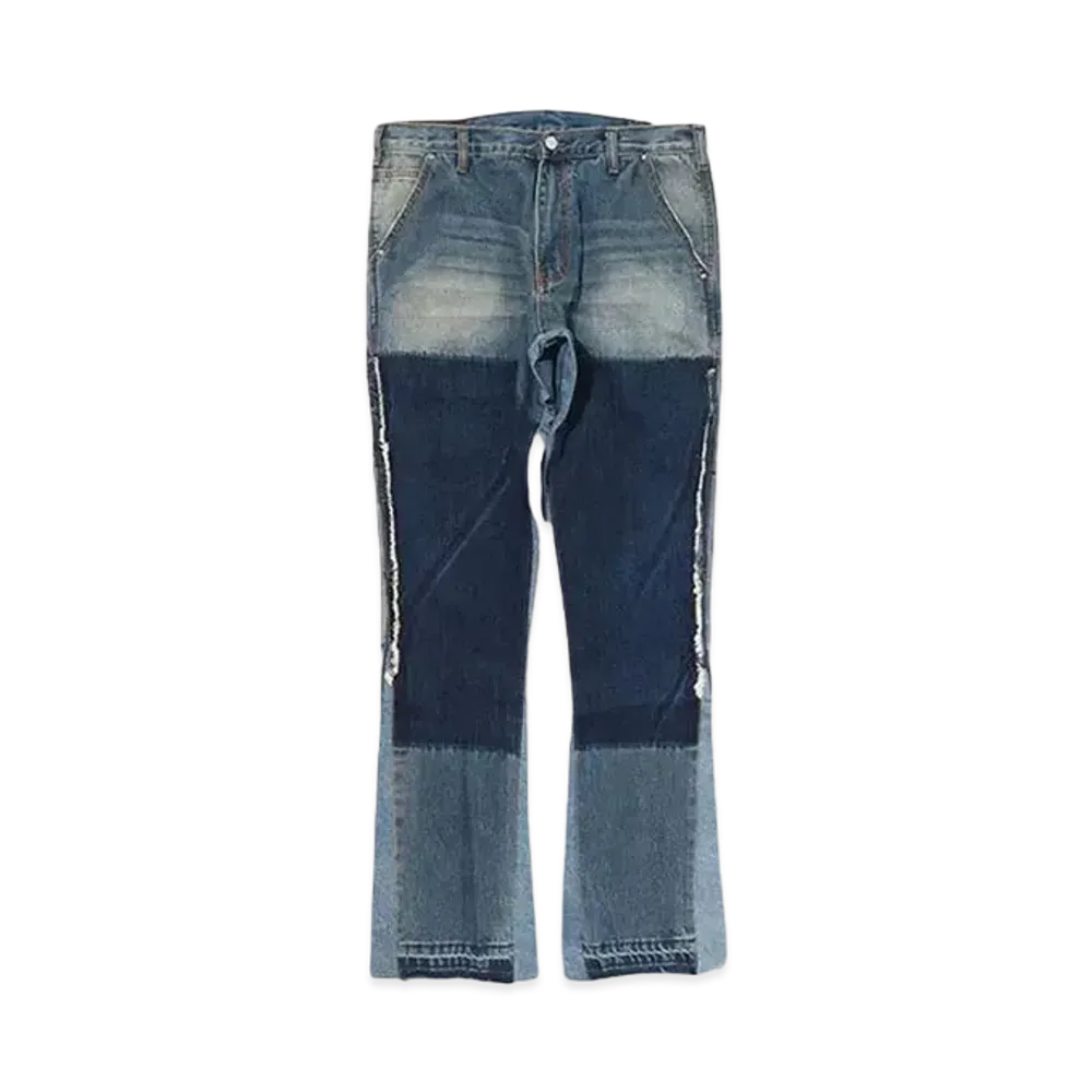 mnml B118 FLARE WORK DENIM "BLUE"