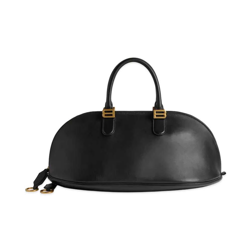 BALENCIAGA Women's Bolero Bowling Bag Medium "Black"