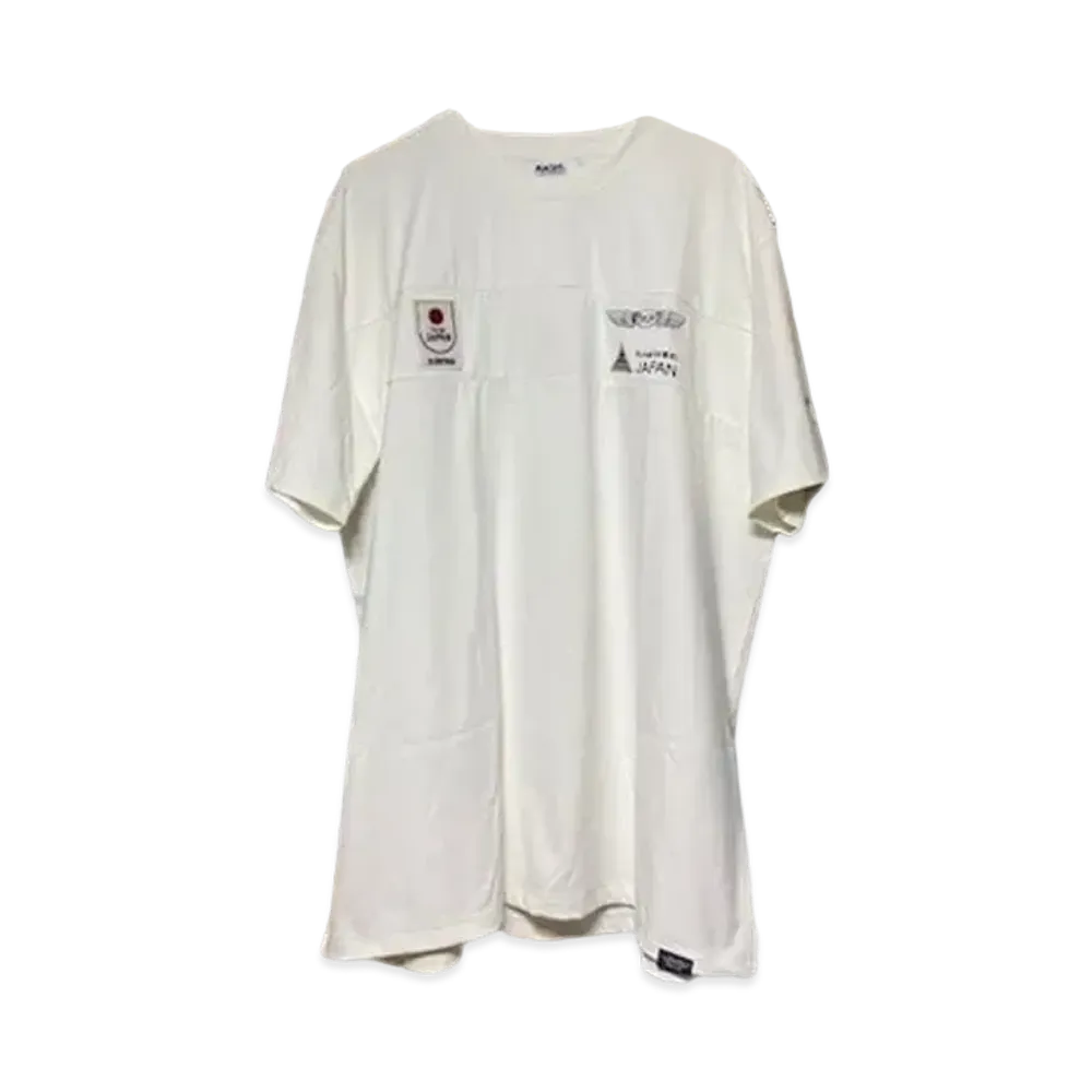 SSZ x RASH wetsuits x NAMINORI JAPAN Tech T-shirt "White"