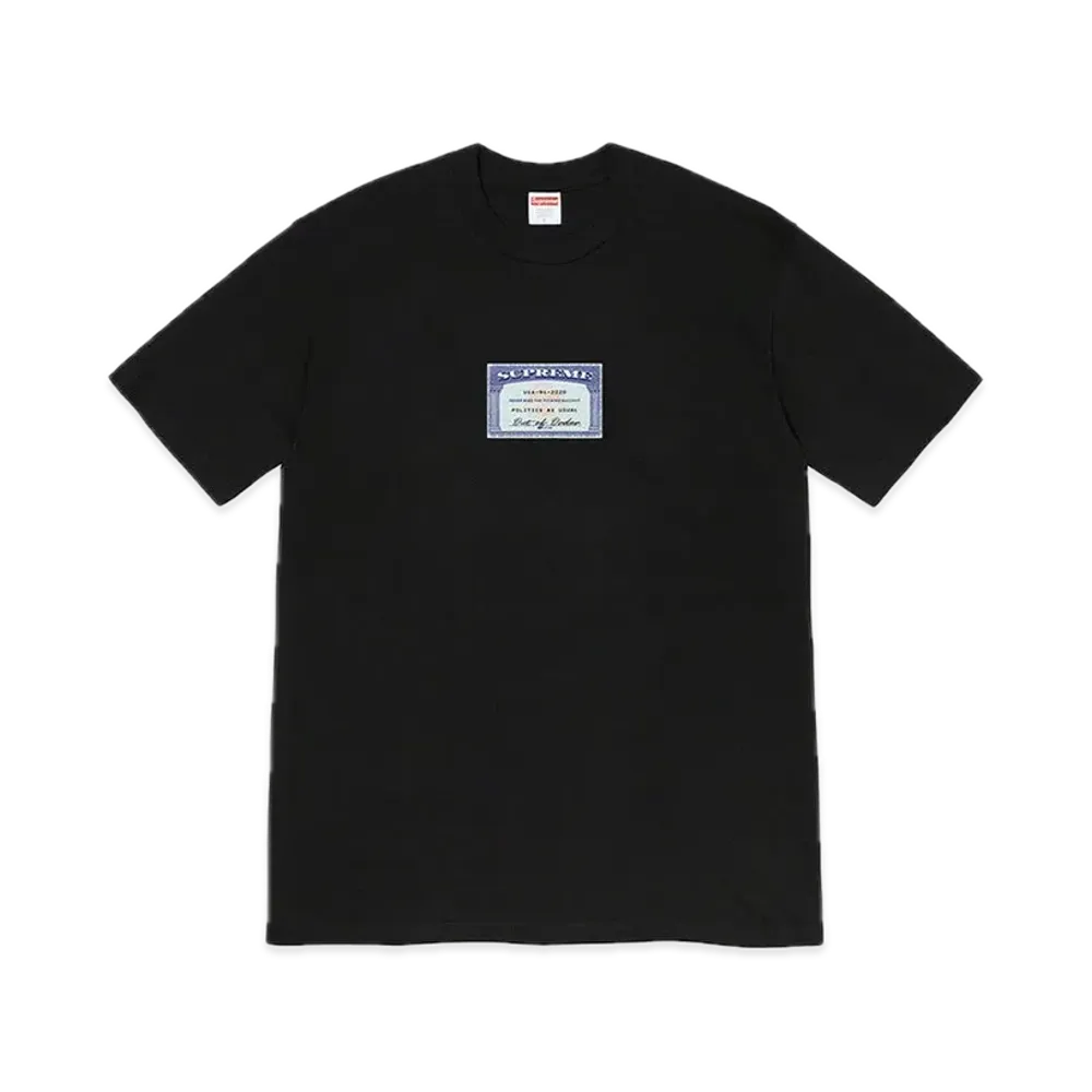 Supreme Social Tee "Black"