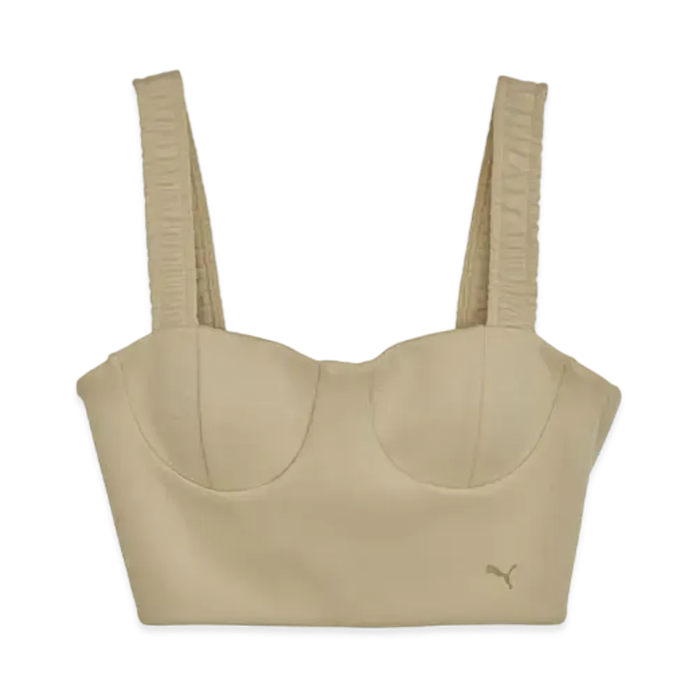 PUMA x AMERI Collab Bustier Top "Light Beige"