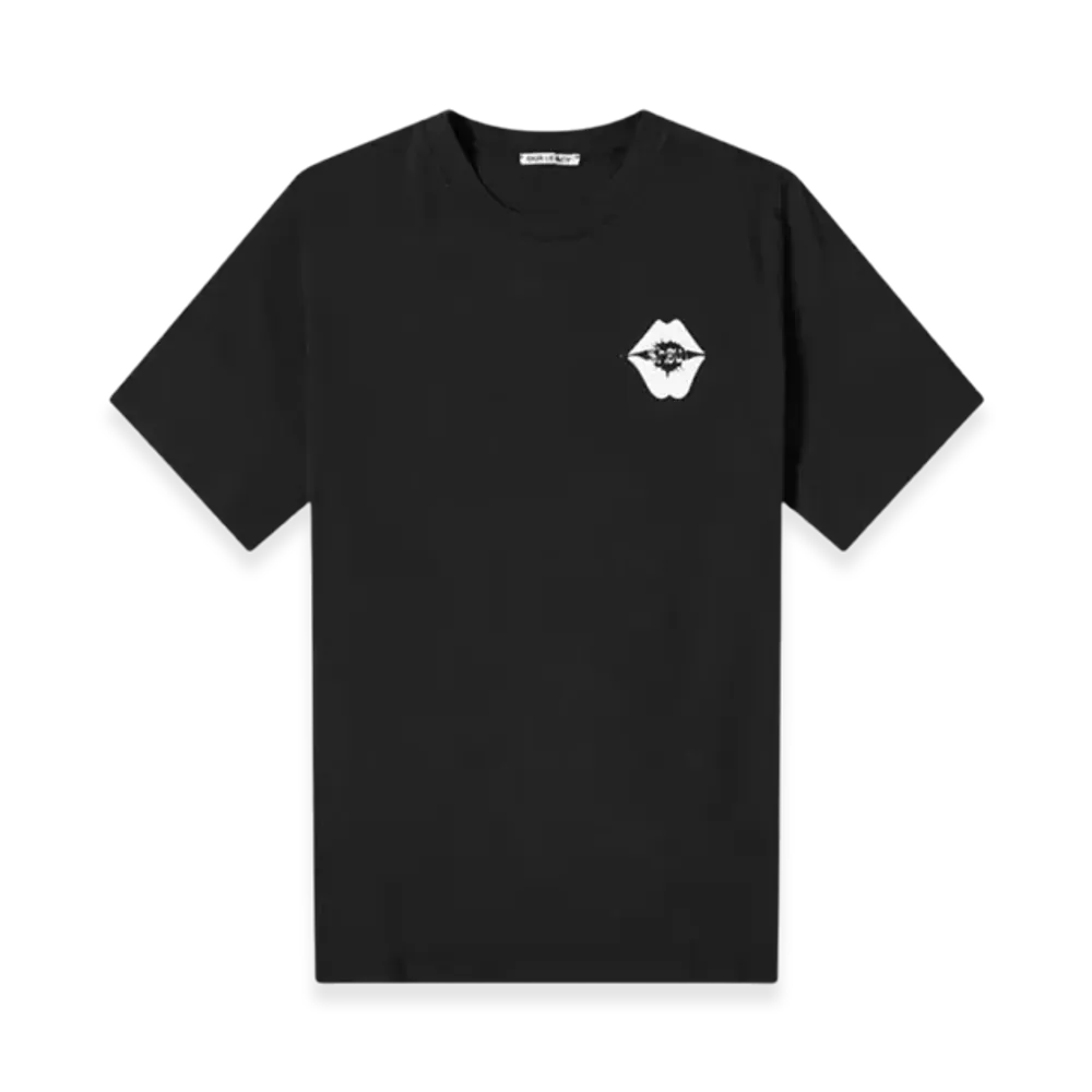 OUR LEGACY Box T-Shirt Air Kiss Print "Black"