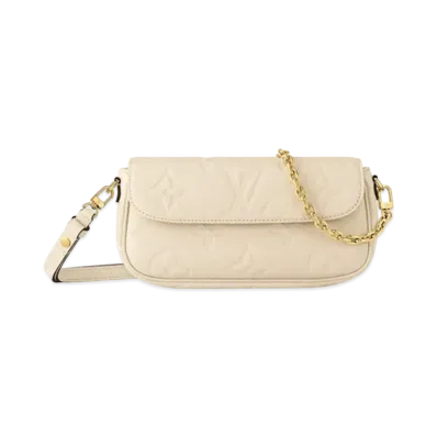 Louis Vuitton Wallet On Chain Ivy Monogram Empreinte "Creme"
