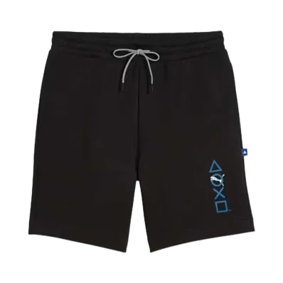 PUMA x PlayStation Men's Shorts 8 Inch "Puma Black"