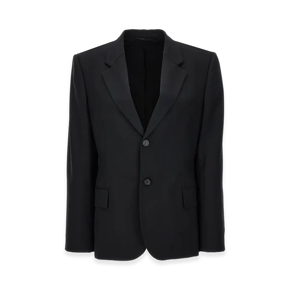 BALENCIAGA Women's 'Waisted Sb' Blazer "Black"