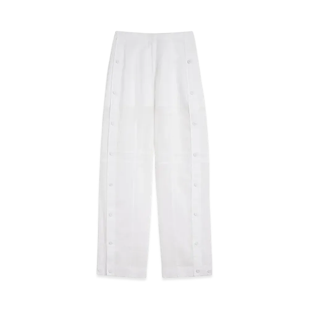 Jil Sander Cotton Muslin Trousers "Optic White"