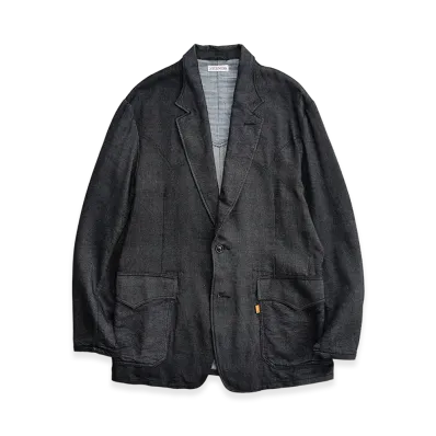 NICENESS N.Hopkins Stole Denim Jacket "Black"