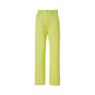 Onitsuka Tiger DENIVITA Men's Denim Pants Straight "Yellow"