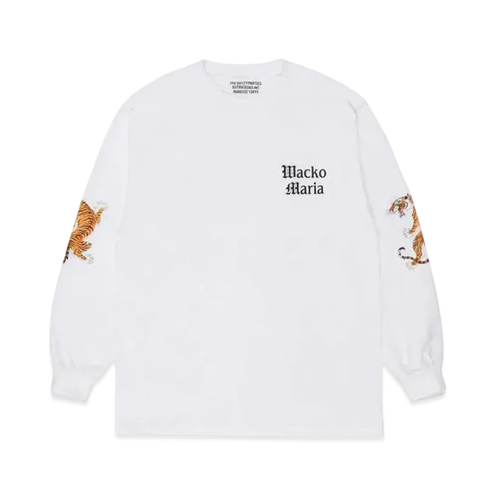WACKO MARIA Tim Lehi / Long Sleeve T-shirt "White"