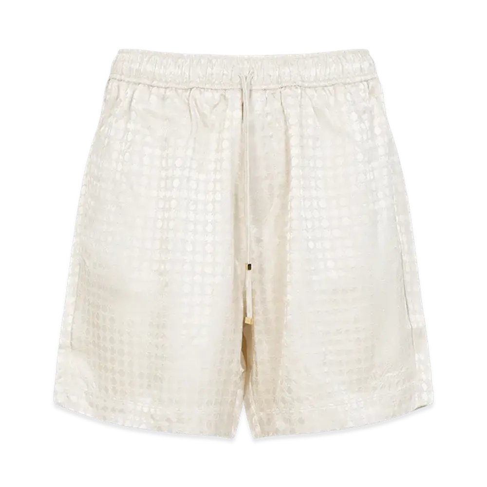 AMIRI Quad Jacquard Short "White"