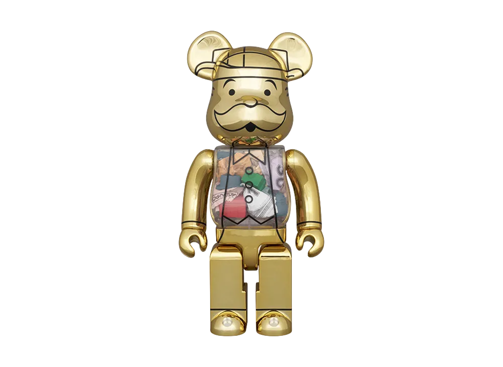 MEDICOM TOY "BEARBRICK" Monopoly 90Th Anniversary Edition 400%