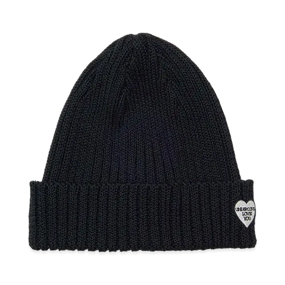 UNDERCOVER Linen Polyester Knit Cap "Black"