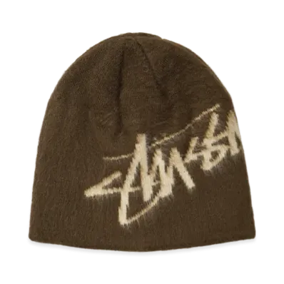 Stussy Brushed Out Stock Skullcap "Brown"