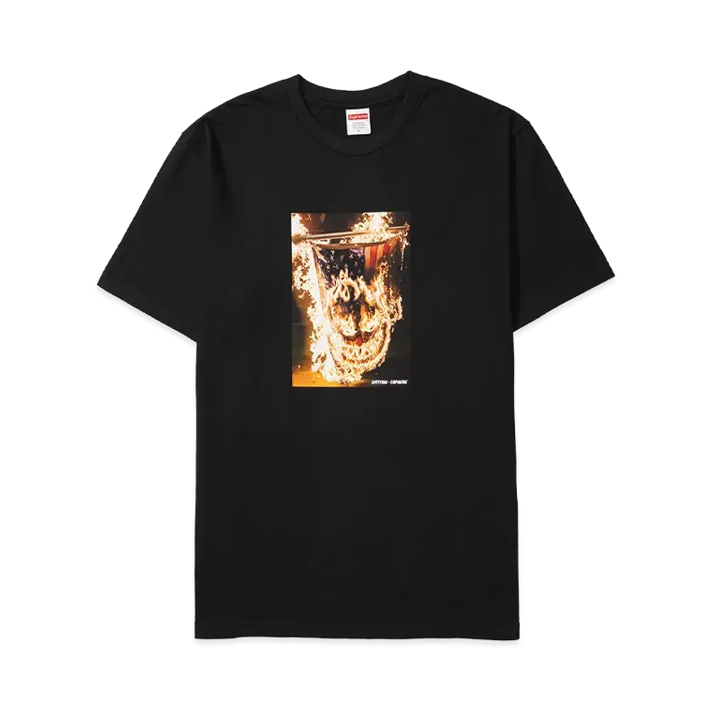 Supreme x Spitfire Flag Tee "Black"