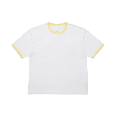 visvim Amplus Ringer Tee S/S "Yellow"