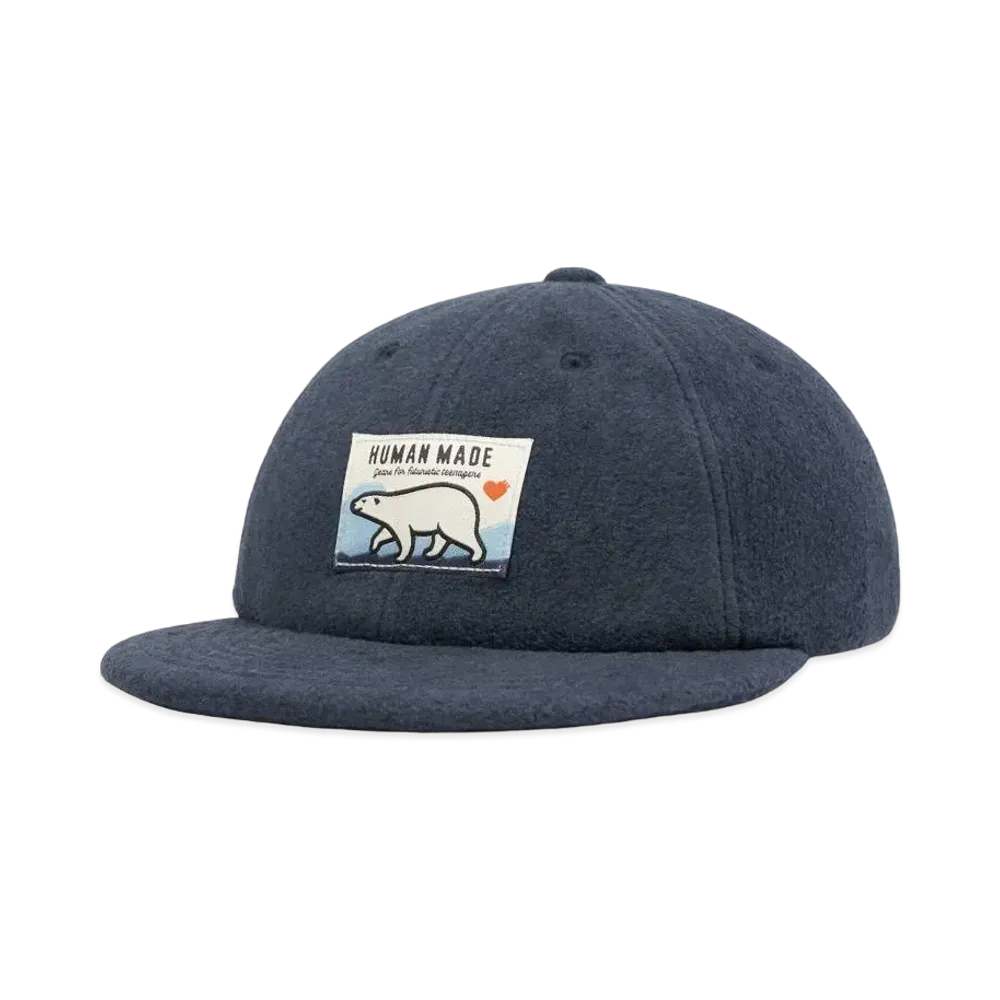 HUMAN MADE FLEECE CAP "Navy"