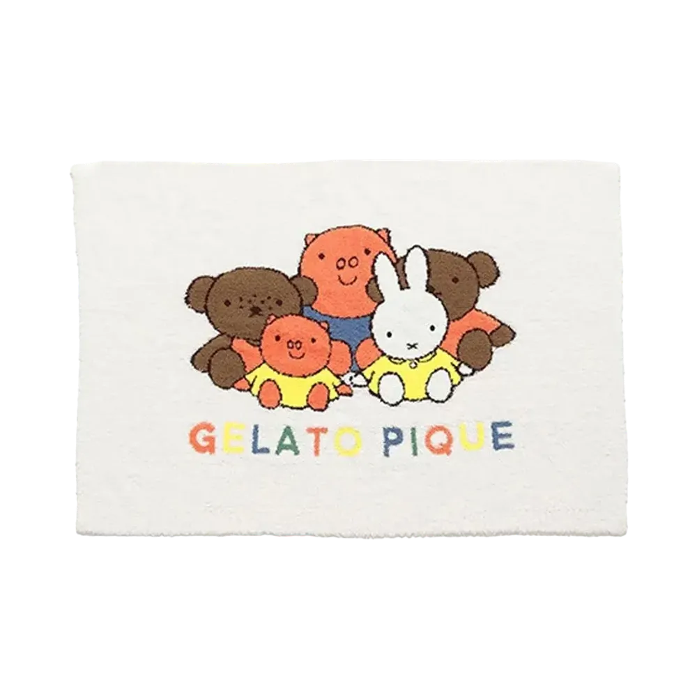 GELATO PIQUE x Dick Bruna Baby Moko One Point Jacquard Blanket "Cream"