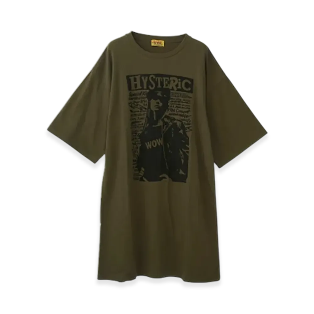 HYSTERIC GLAMOUR Wow Girl One Piece "Khaki"