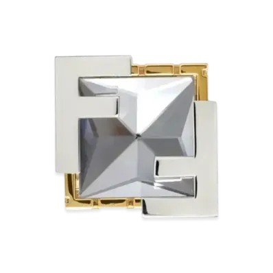FENDI x Versace Fendace Crystal Ring "Silver"