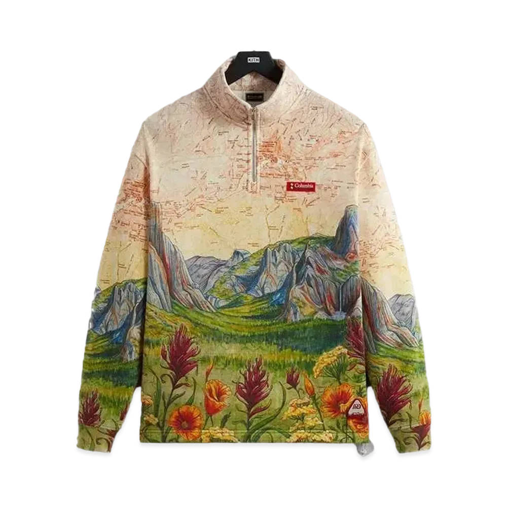 Kith x Columbia Yosemite Quarter Zip "Waffle"