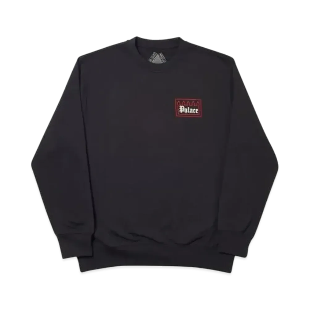 PALACE Gated Community Crew "Black"