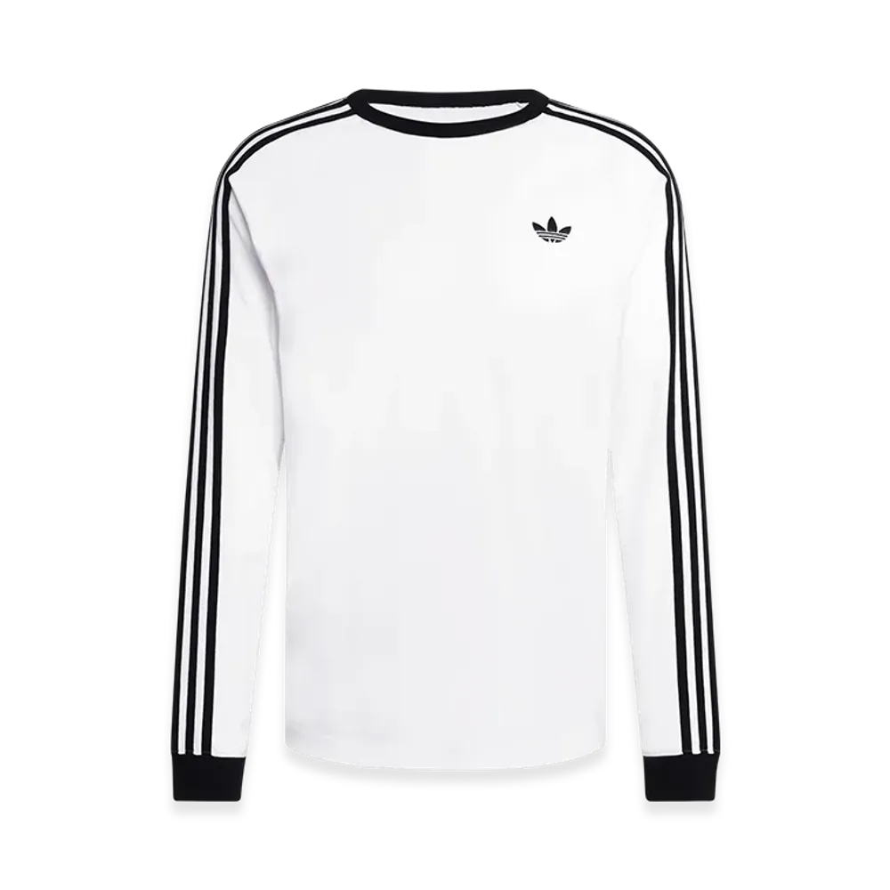 adidas 3-Stripes Long Sleeve T-Shirt "White"