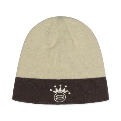 Stussy S Crown Jacquard Skullcap "Bone"