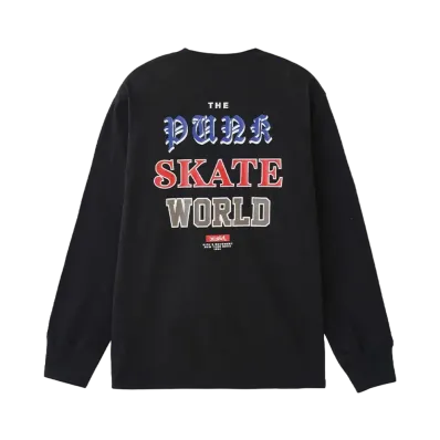 X-Girl Three Steps Logo L/S Tee "Black"